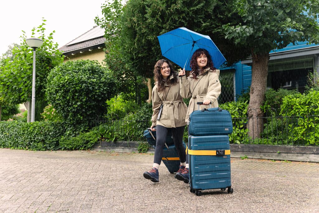 Koppelkorting:  Alle HN® reisbagage 2e artikel 50% korting