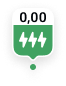 Icoon laadsnelheid 43+ kW