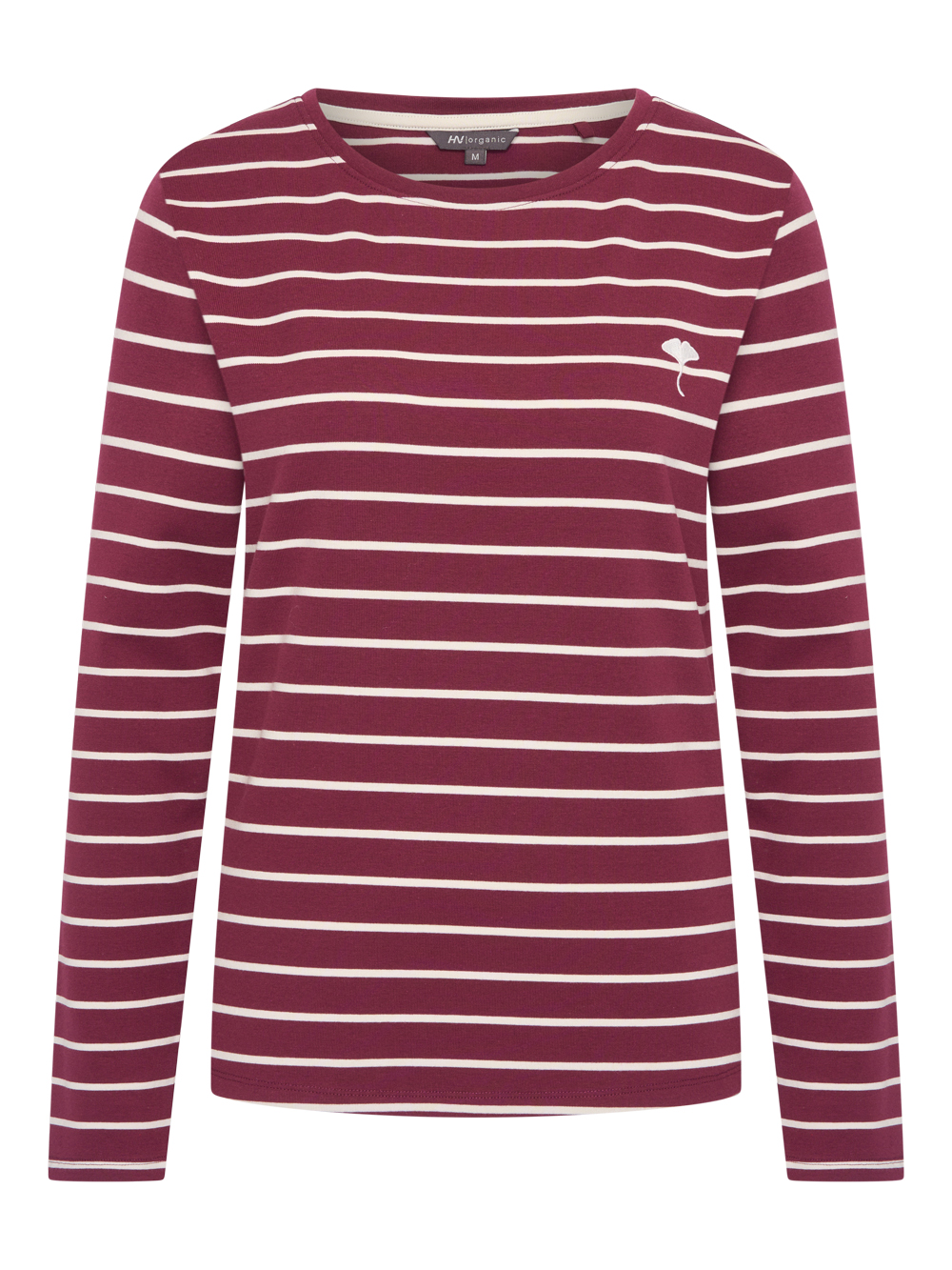 Bordeaux gestreept t-shirt