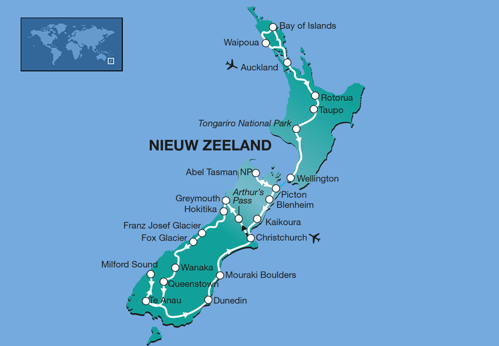 groepsrondreis Natuurlijk Nieuw-Zeeland
