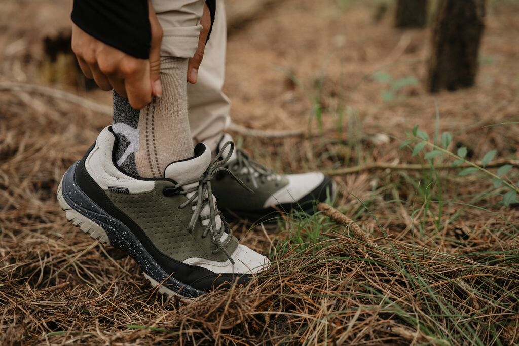 Lage wandelschoenen