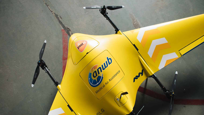 Testvluchten medische transport per drone van start