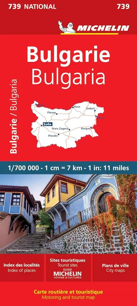 Wegenkaart National 739 Bulgarije