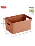 Sigma home - Opbergbox - 13L - 6-delig