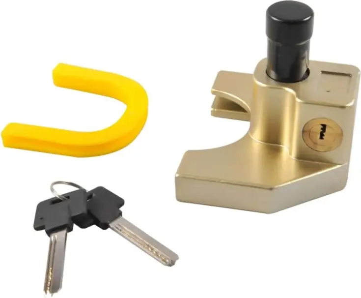 Koppelingsslot - 4,8 t/m 6,1 cm Breed - Geel