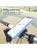 Accezz EasyLock Telefoonhouder Fiets - Zwart