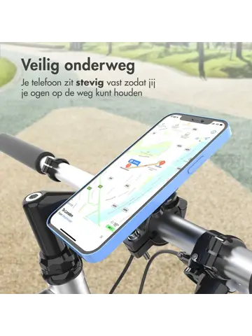 Accezz EasyLock Telefoonhouder Fiets - Zwart