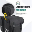 Voltano Dubbele Fietstas XXL 60L