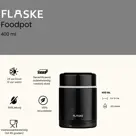 FLASKE  400ML Herbruikbare Voedselcontainer