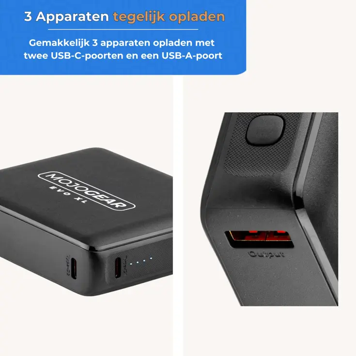 EVO XL 20.000 mAh Powerbank - 22.5W