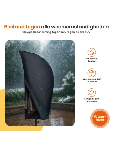Parasolhoes voor Zweefparasol - Tot 400cm