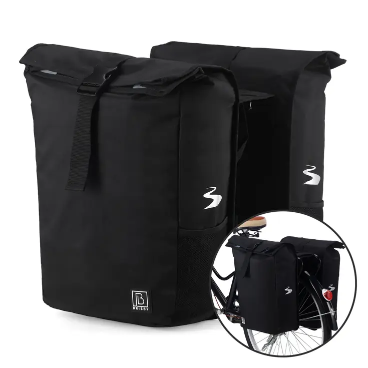 Fietstas Rolltop - Dubbel - Waterdicht