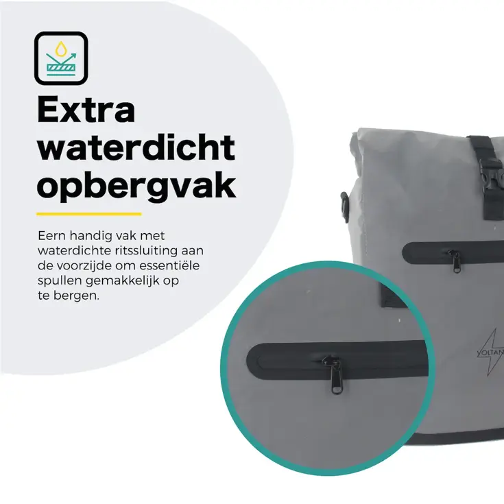 Voltano Luxe E-bike Fietstas / Rugtas