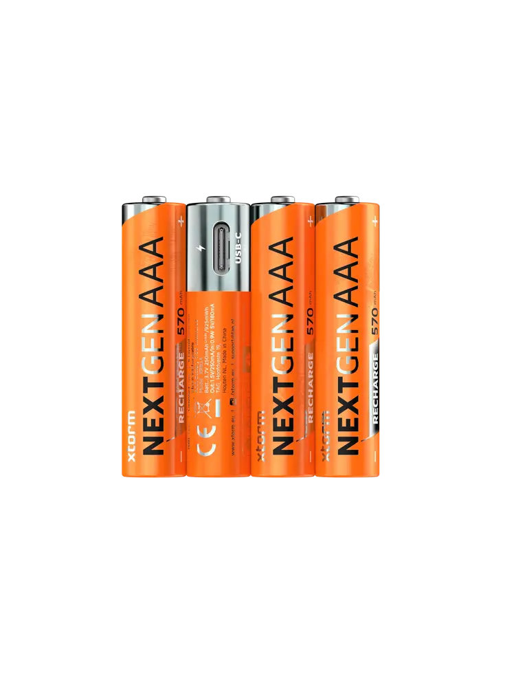 NextGen AAA-batterijen oplaadbaar - Xtorm