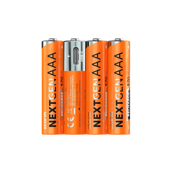 NextGen AAA-batterijen oplaadbaar - Xtorm