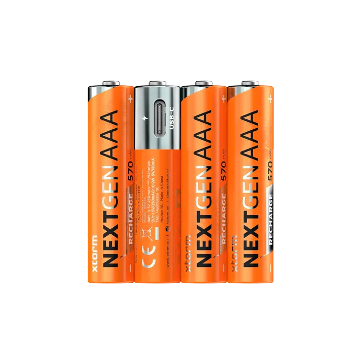 NextGen AAA-batterijen oplaadbaar - Xtorm