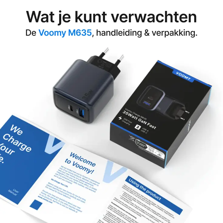 Charge M635 - Snellader - 35W 2-in-1