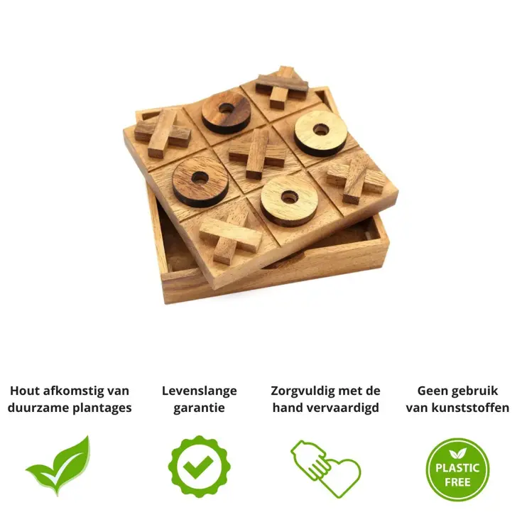 Boter Kaas Eieren – Houten Spel