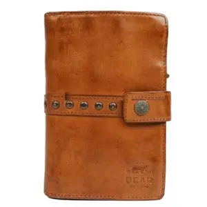 Sanne - Portemonnee - Leer - Overslag - Studs