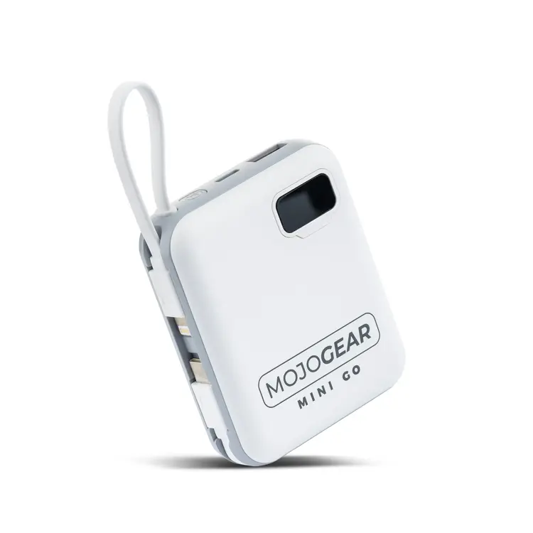Powerbank 10.000 mAh met Kabels - Wit