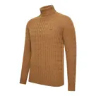 Heren Aosta Cable Pullover Cappuccino Italia