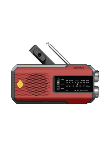 Noodradio Solar Powerbank Opwindbaar