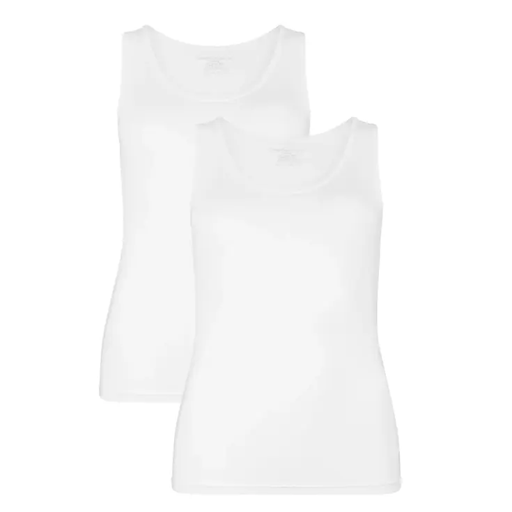 Bamboo Basics ANNA Singlets 2-pack Dames
