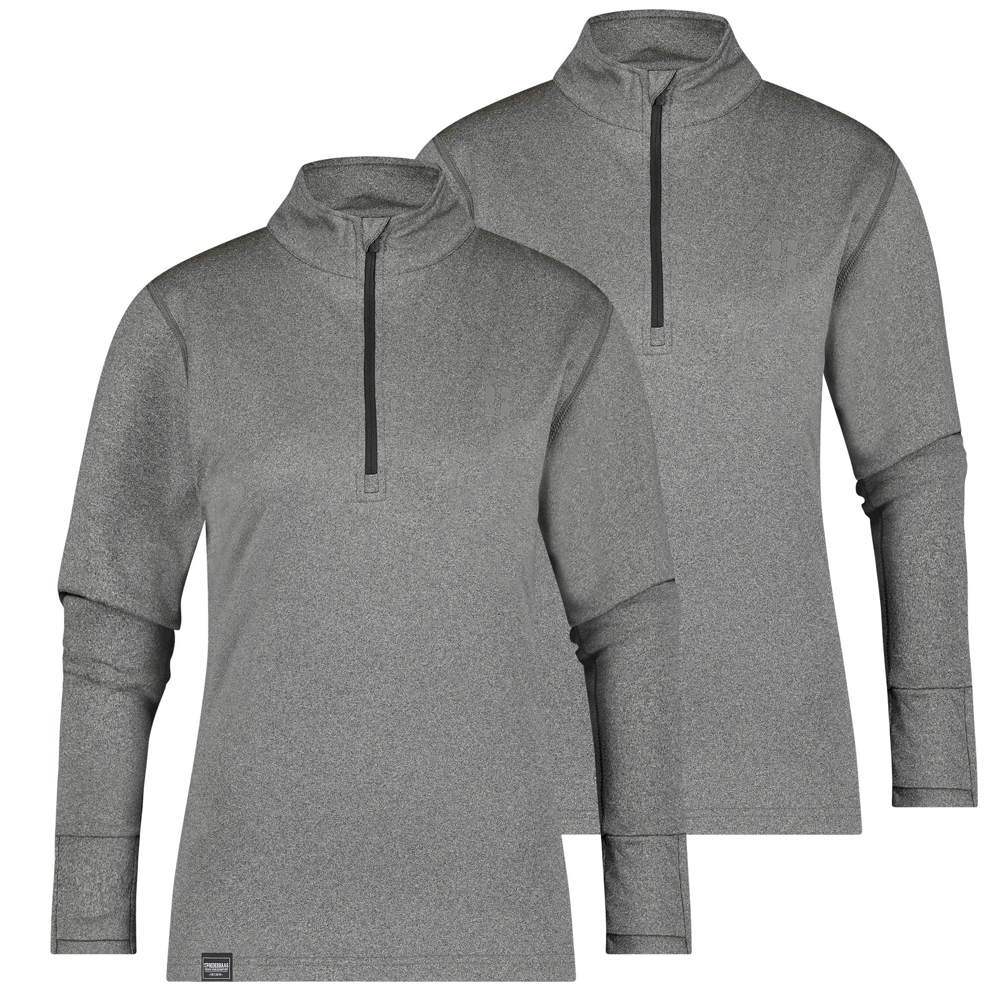 Poederbaas  Arctic Skipully Dames   2 Pack  Licht Grijs