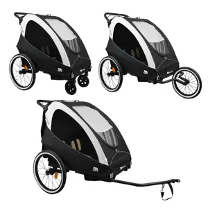 Luxe Fietskar - 3-in-1 model - Hardloopkinderwagen