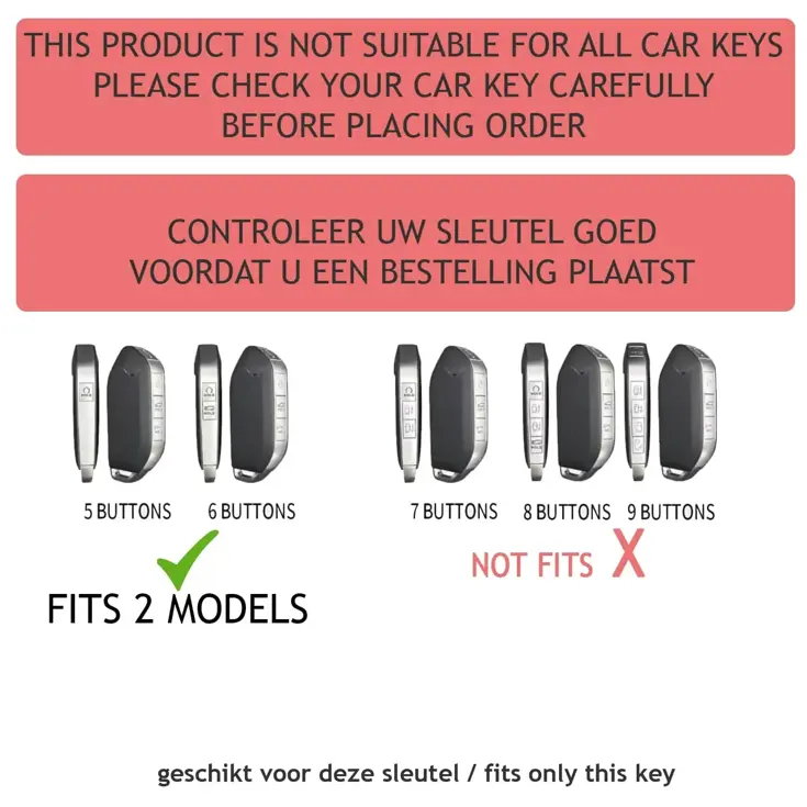 TPU Sleutelhoesje voor Kia clear 559
