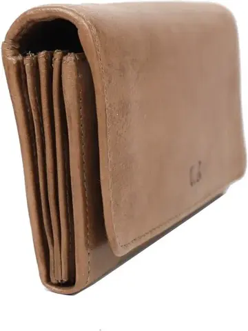 Noor - Leren portemonnee - Overslag - Dames