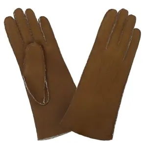 Nikki - Dames handschoenen - Lamsleer/Wol