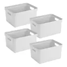 Sigma home - Opbergbox - 32L wit - 4-delig