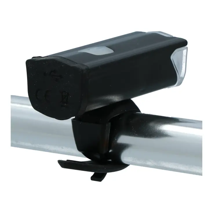 Oplaadbaar USB voorlicht met 200 lumen LED