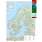Wegenkaart Noord-Europa - Scandinavië