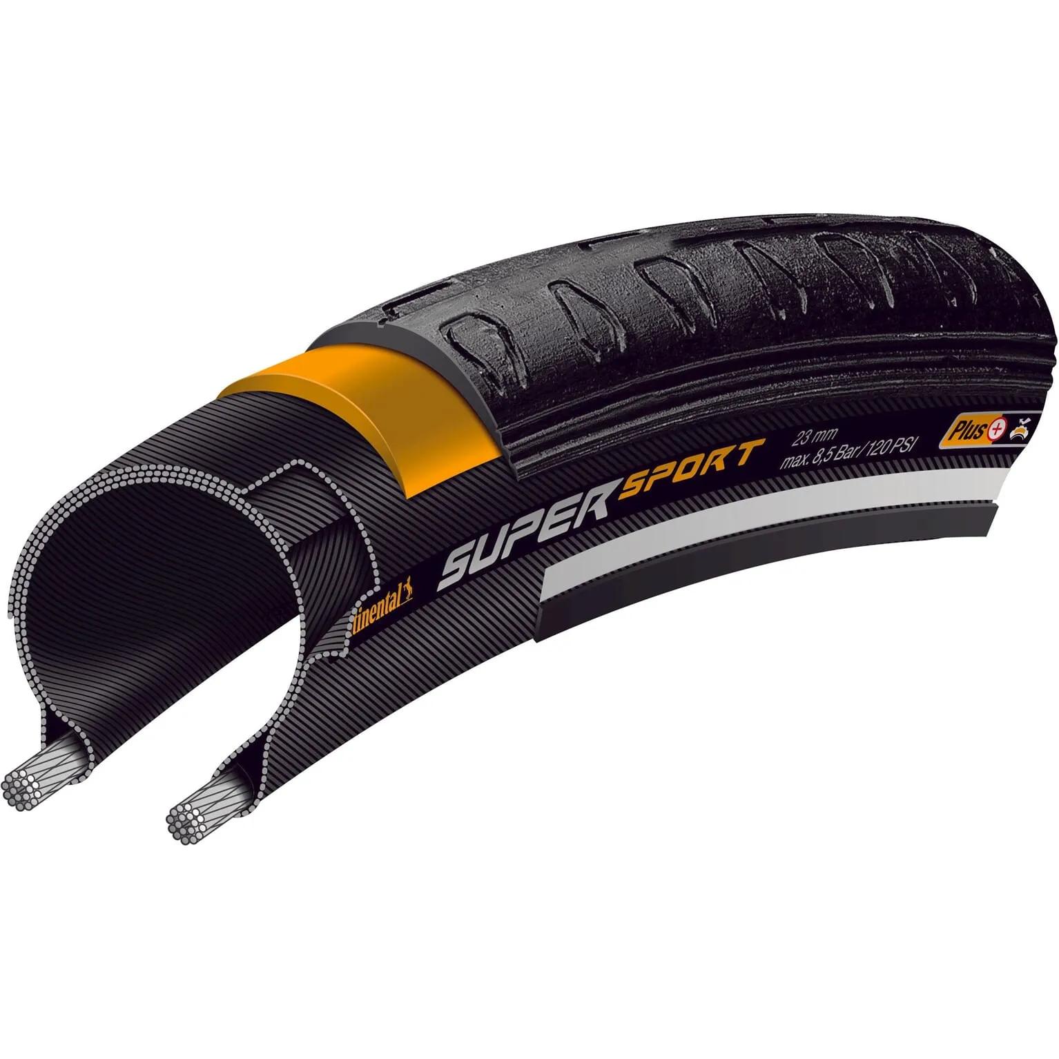 Continental  btb Super Sport Plus 700 x 28 zw  Zwart main product image