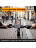 Telefoonhouder Fiets met Powerbank 5000 mAh