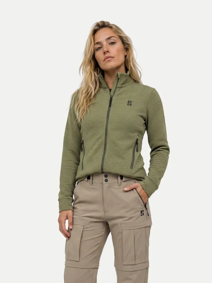Wafelstructuur - Dames - Outdoor Vest