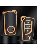 TPU Sleutelhoesje voor Toyota goud C3