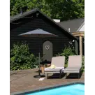 Parasol rond - Ø 200cm - antraciet