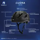 Cuora - Fietshelm - Rogelli - 54-58 cm