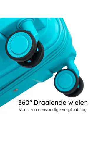 Anti breuk PP reiskoffer M - TSA-slot - 63 - 71L