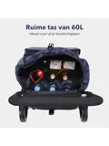 Boodschappentrolley deluxe – 60 liter