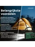 Noodradio Solar & Bluetooth 20.000 mAh Powerbank