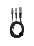 Kabel met dubbele connector - USB > USB-C