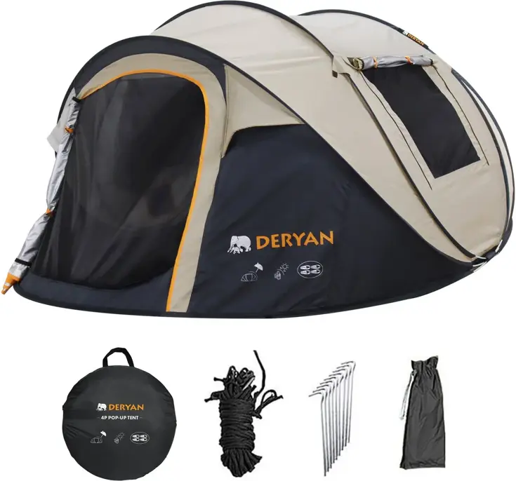Luxe Pop Up Tent - 4 persoons - 2000MM waterkolom