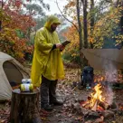 Nano Regenponcho met tarp
