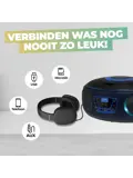 DAB+ Radio CD-speler Bluetooth Lichteffecten