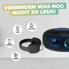 Denver TDB212BU  DAB+/FM Radio Boombox