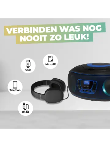 TDB212BU  DAB+/FM Radio Boombox